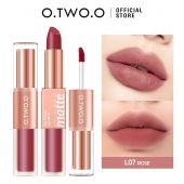 Матовая помада и блеск O.TWO.O Lip Glaze Lipstick № L07 Rose 6.5 g