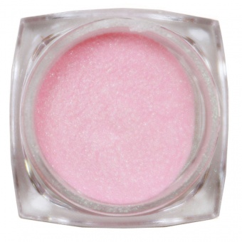 Пигмент для дизайна ногтей Жемчужная втирка - розовая фото