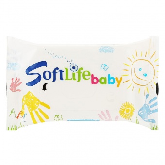 Влажные салфетки SoftLife Baby алоэ вера 20 шт. фото