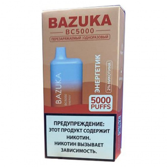 Электронные сигареты Bazuka Energy — Энергетик 5000 тяг фото