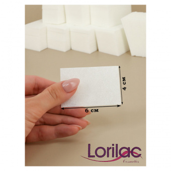 Безворсовые твердые салфетки Lorilac для маникюра 600 шт фото