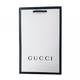 Подарочный пакет Gucci 20х15 см маленький фото