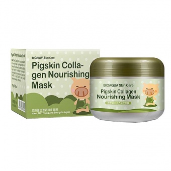 Маска для лица Bioaqua Pigskin Collagen Nourishing Mask 100 g фото