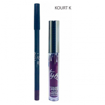 Жидкая помада Kylie Holiday Edition Matte Liquid Lipstick & Lip Liner 2 in 1 Kourt K 3 ml фото