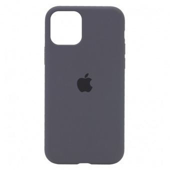 Силиконовый чехол для iPhone 12 / 12 Pro 6.1 серый фото