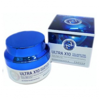 Крем для лица Enough Ultra X10 Collagen Pro Marine Cream увлажняющий с коллагеном 50 ml фото