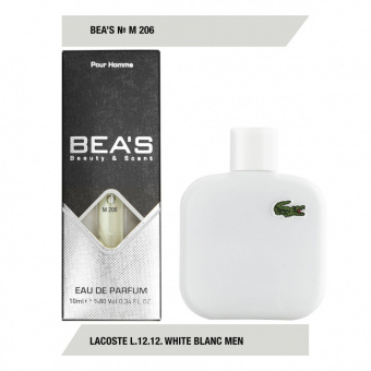 Парфюм Beas Lacoste L.12.12. White Blanc for men M206 10 ml фото