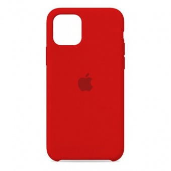 Силиконовый чехол для iPhone 12 Pro Max 6.7 красный фото