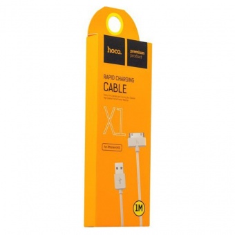 USB-кабель hoco X1 Cable Rapid Charging For iPhone 4 / 4s 1 м фото
