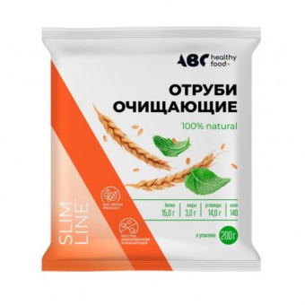 Сибирские отруби очищающие ABC Healthy Food Slim Line 200 g фото