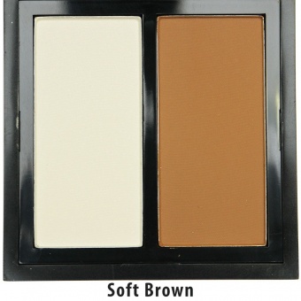 Пудра O.TWO.O Naked Black Gold Contour Duo Soft Brown №1 2*6 g фото