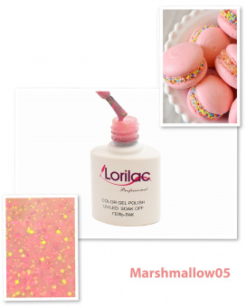 Гель лак Lorilac серия Marshmallow № 05 10 ml фото