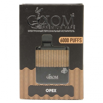 Электронные сигареты Gixom Premium — Орех 6000 тяг фото