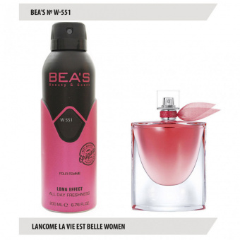 Дезодорант Beas W551 Lancome La Vie Est Belle For Women deo 200 ml фото