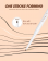 O.TWO.O Гелевая подводка для глаз Gel Eyeliner Waterproof Soft Eye Liner Pencil Quick Dry Makeup SC028 №01 White фото
