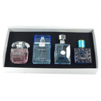 Подарочный набор Versace Unisex 4x30 ml ( 3 аромата мужских + 1 женский ) фото