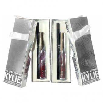 Жидкая помада Kylie Holiday Edition Matte Liquid Lipstick & Lip Liner 2 in 1 Mary Jo K 3 ml фото