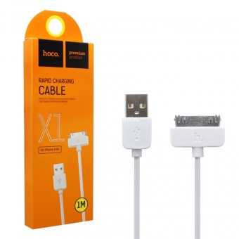 USB-кабель hoco X1 Cable Rapid Charging For iPhone 4 / 4s 1 м фото