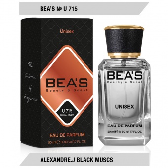Beas U715 Alexandre J Black Muscs edp 50 ml фото
