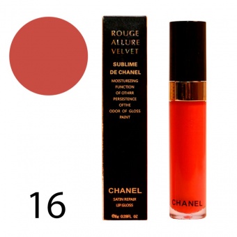 Блеск для губ C Rouge Allure Velvet Sublime de C № 16 8 g фото