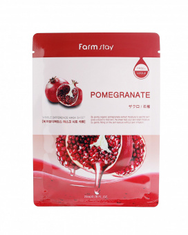 Маска для лица FarmStay Pomegranate Visible Difference Mask Sheet 23 ml фото