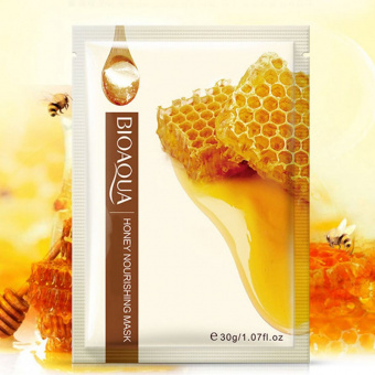 Маска для лица тканевая Bioaqua Honey Nourishing Mask с экстрактом меда 30 g фото
