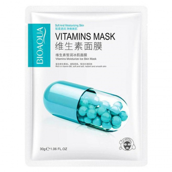 Маска для лица Bioaqua Vitamins Moisturize Ice Skin Mask 30 g фото