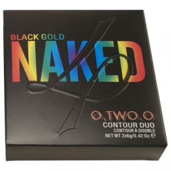 Пудра O.TWO.O Naked Black Gold Contour Duo Highlight & Brown № 4 2*6 g фото