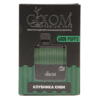 Электронные сигареты Gixom Premium — Клубника Киви 6000 тяг фото