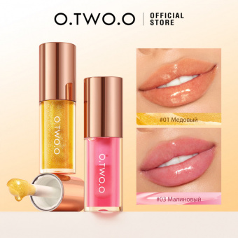 Масляный блеск для губ O.TWO.O #02 - Розовый фото