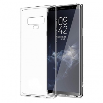 Силиконовый чехол для Samsung Note 9 прозрачный фото