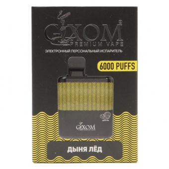 Электронные сигареты Gixom Premium — Дыня Лёд 6000 тяг фото