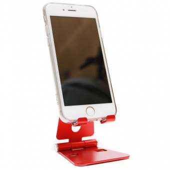 Подставка-держатель для телефона Phone Stand Portable серебро фото