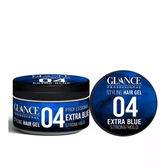 GLANCE Professional Гель для укладки волос EXTRA BLUE STRONG HOLD 04, 300 мл фото