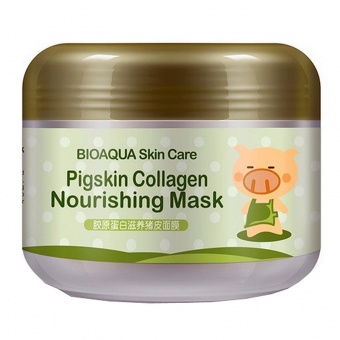Маска для лица Bioaqua Pigskin Collagen Nourishing Mask 100 g фото