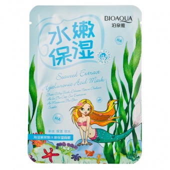Маска для лица Bioaqua Seaweed Extract Hyaluronic Acid Mask 30 g фото