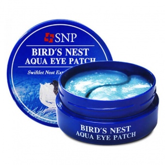 Гидрогелевые патчи для глаз SNP Birds Nest Aqua Eye Patch 60 шт фото