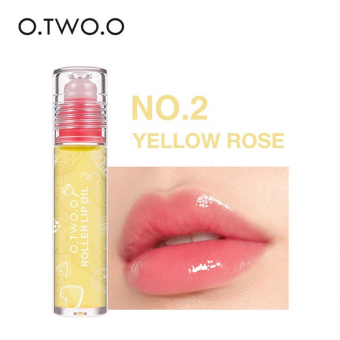 Бальзам для губ O.TWO.O Roller Lip Oil Yellow Rose №2 6,5g фото