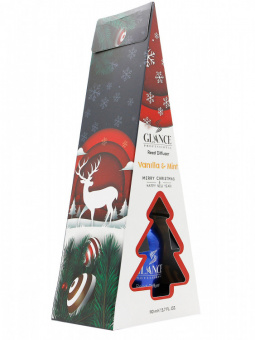 Glance Аромадиффузор Vanilla & Mint (в подарочной упаковке Merry Christmas & Happy New Year ) 110 мл фото
