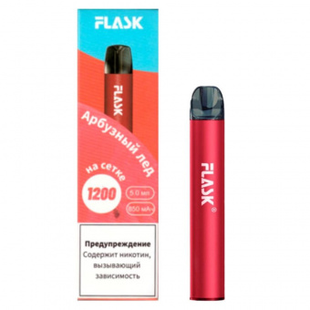 Электронные сигареты Flask - Арбузный Лед 1200 Тяг фото