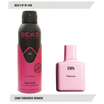 Дезодорант Beas W580 Zara Tuberose For Women deo 200 ml фото