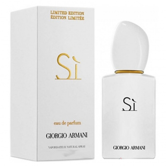 Giorgio Armani Si White Limited Edition For Women edp 100 ml фото