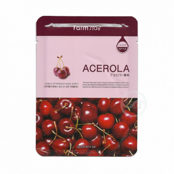 Маска для лица FarmStay Acerola Visible Difference Mask Sheet 23 ml фото