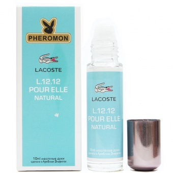 Lacoste Eau De L.12.12 Pour Elle Natural pheromon For Women oil roll 10 ml фото