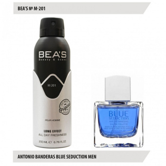 Дезодорант Beas M201 Antonio Banderas Blue Seduction For Men deo 200 ml фото