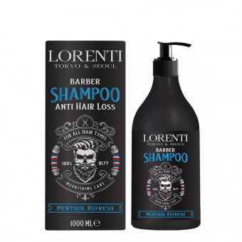 Lorenti шампунь мужской для волос Menthol, 1000 мл фото