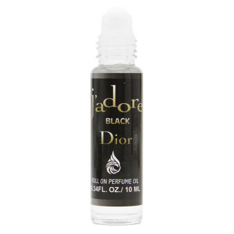 Масляные духи Christian Dior J'adore Black For Women roll on parfum oil 10 ml фото