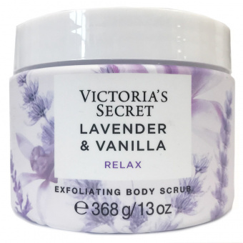 Скраб для тела Victoria's Secret Lavender & Vanilla Relax Отшелушивающий 368 g фото