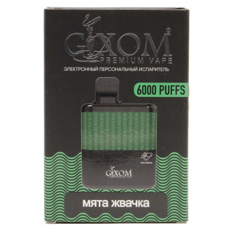 Электронные сигареты Gixom Premium — Мята Жвачка 6000 тяг фото