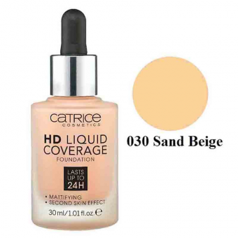Тональная основа Catrice HD Liquid Coverage Foundation №030 Sand Beige 30 ml фото